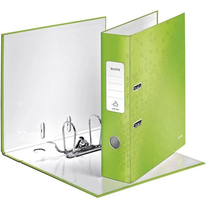 Leitz Ordner 1005-01-54 WOW Laminierter Karton, A4, 8cm, Grün 6 Leitz Ordner 1005-01-54 WOW Laminierter Karton, A4, 8cm, Grün – Bild 6