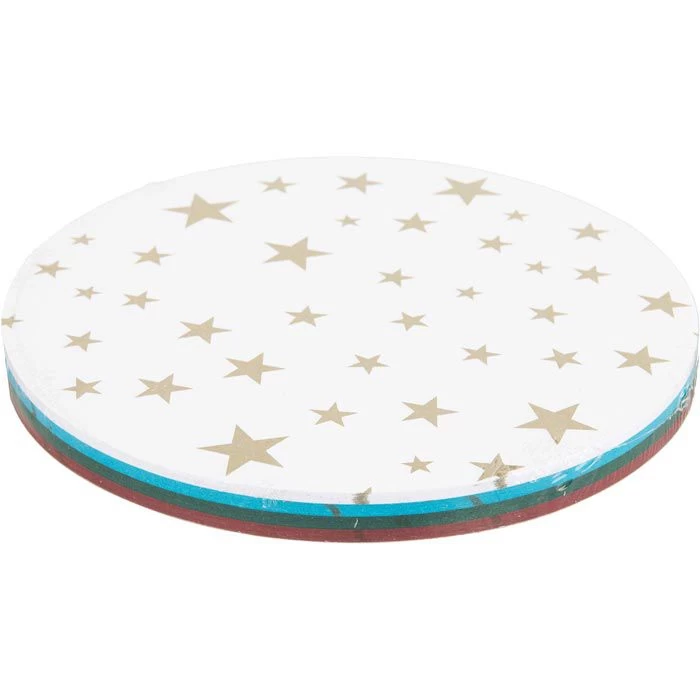 Ursus Faltblätter 3190099, Sternchen, Ø 15cm Rund, 90g/m², 4 Farben Sortiert, 100 Blatt 3 Ursus Faltblätter 3190099, Sternchen, Ø 15cm Rund, 90g/m², 4 Farben Sortiert, 100 Blatt – Bild 3