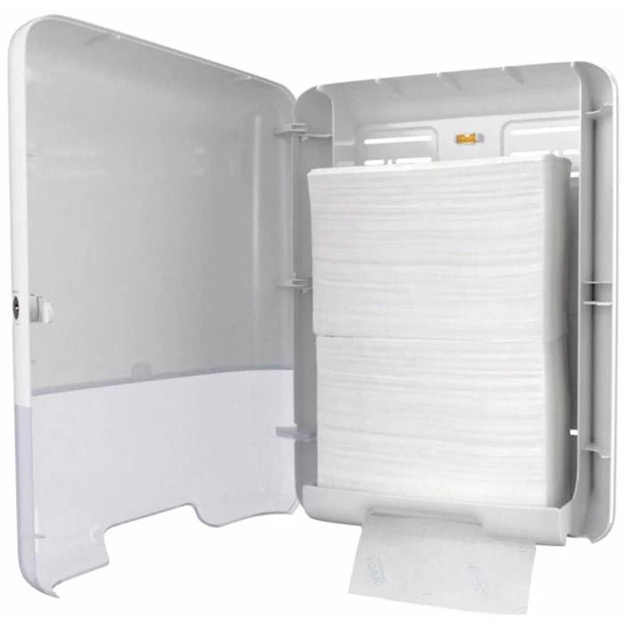 Tork Papierhandtücher Advanced, 290143, H3, Weiß, 2-lagig, Zick-Zack-Falz, 22,6 X 23 Cm, 3750 Stück 2 Tork Papierhandtücher Advanced, 290143, H3, Weiß, 2-lagig, Zick-Zack-Falz, 22,6 X 23 Cm, 3750 Stück – Bild 2