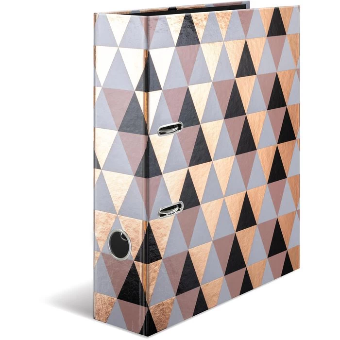 Herma Ordner 7034 Abstract, Karton, A4, 7cm, Abstraktes Rauten-Muster 1 Herma Ordner 7034 Abstract, Karton, A4, 7cm, Abstraktes Rauten-Muster