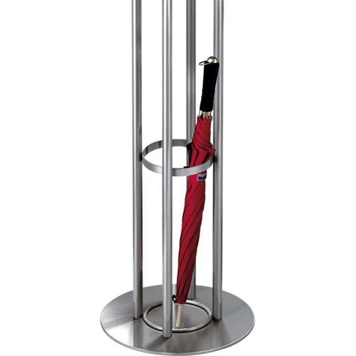 Kerkmann Garderobenständer Aristo, 6045, Mit 12 Haken, Edelstahl, Silber 5 Kerkmann Garderobenständer Aristo, 6045, Mit 12 Haken, Edelstahl, Silber – Bild 5
