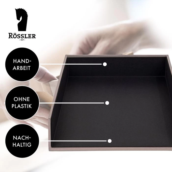 Rössler-Papier Briefablage 133545249, S.O.H.O., A4, Taupe, Pappe, 4 Stück 2 Rössler-Papier Briefablage 133545249, S.O.H.O., A4, Taupe, Pappe, 4 Stück – Bild 2