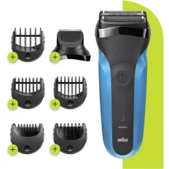 Braun Elektrorasierer Series 3 310BT Shave & Style, Für Herren, Wet & Dry, Mit Trimmer, Schwarz/blau -Produkte Für Zuhause f2e82a17f7dc1ad494c09e136cc6010c60b4b8e6 elektrorasierer braun series 3 310bt shave und style