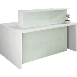 Kerkmann Empfangstheke Verona, 3535, Weiß, 170 X 112 X 100cm, Kompakttheke