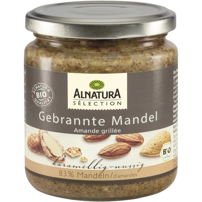 Alnatura Brotaufstrich Selection, BIO, Gebrannte Mandel, 225g 1 Alnatura Brotaufstrich Selection, BIO, Gebrannte Mandel, 225g