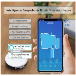 Tesvor Saugroboter X500 Pro, Ladestation, Wischfunktion, Laufzeit 120 Minuten -Produkte Für Zuhause f6b6e3ef4ed2123f99b5e23dc1a1546ded13f520 saugroboter tesvor x500 pro