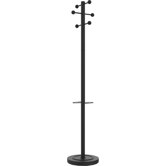 Unilux Garderobenständer Access 400095391, Mit 6 Haken, 175 X 34cm (HxØ), Metall, Schwarz 1 Unilux Garderobenständer Access 400095391, Mit 6 Haken, 175 X 34cm (HxØ), Metall, Schwarz