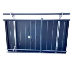 Offgridtec Befestigungsset Für 1 Solarpanel, Für Balkongeländer, Rahmenhöhe 35mm