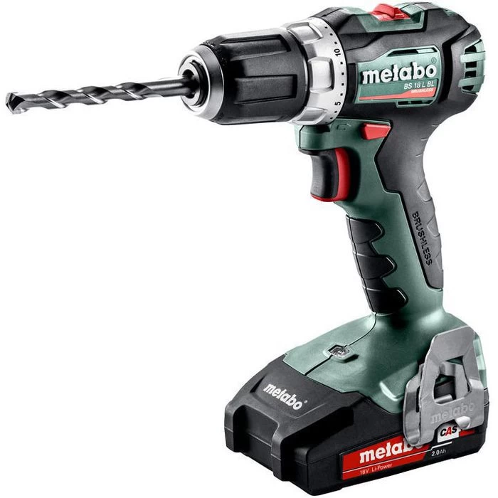 Metabo Akku-Bohrschrauber BS 18 L BL, 18V / 2,0Ah, Mit 2 Akkus Und Koffer 4 Metabo Akku-Bohrschrauber BS 18 L BL, 18V / 2,0Ah, Mit 2 Akkus Und Koffer – Bild 4