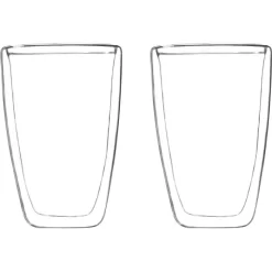 Böttcher-AG Kaffeegläser Latte Macchiato, Doppelwandig, 400ml, 2 Stück