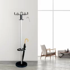 Kerkmann Garderobenständer Prima, 6710, Mit 15 Haken, Metall, Silber / Schwarz -Produkte Für Zuhause fc6abb705660c36181a41526d5e4433ec86a513a garderobenstaender kerkmann prima 6710