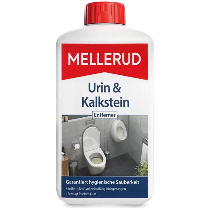 Mellerud WC-Reiniger Urin & Kalkstein Entferner, 2001000820, Kraftreiniger, Flüssig, 1 Liter 1 Mellerud WC-Reiniger Urin & Kalkstein Entferner, 2001000820, Kraftreiniger, Flüssig, 1 Liter