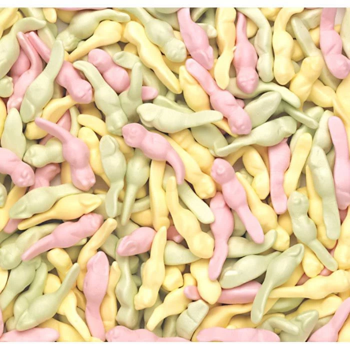 Haribo Schaumzucker Katz & Maus, 1060g, 530 Stück, In Dose 2 Haribo Schaumzucker Katz & Maus, 1060g, 530 Stück, In Dose – Bild 2