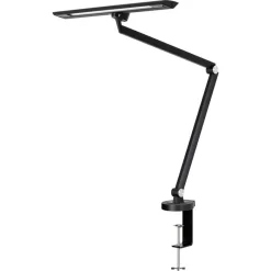 Hansa Schreibtischlampe Zirkon LED, Dimmbar, Schwarz, Tischklemme